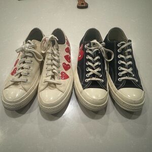 Comme des Garçon Converse two pack